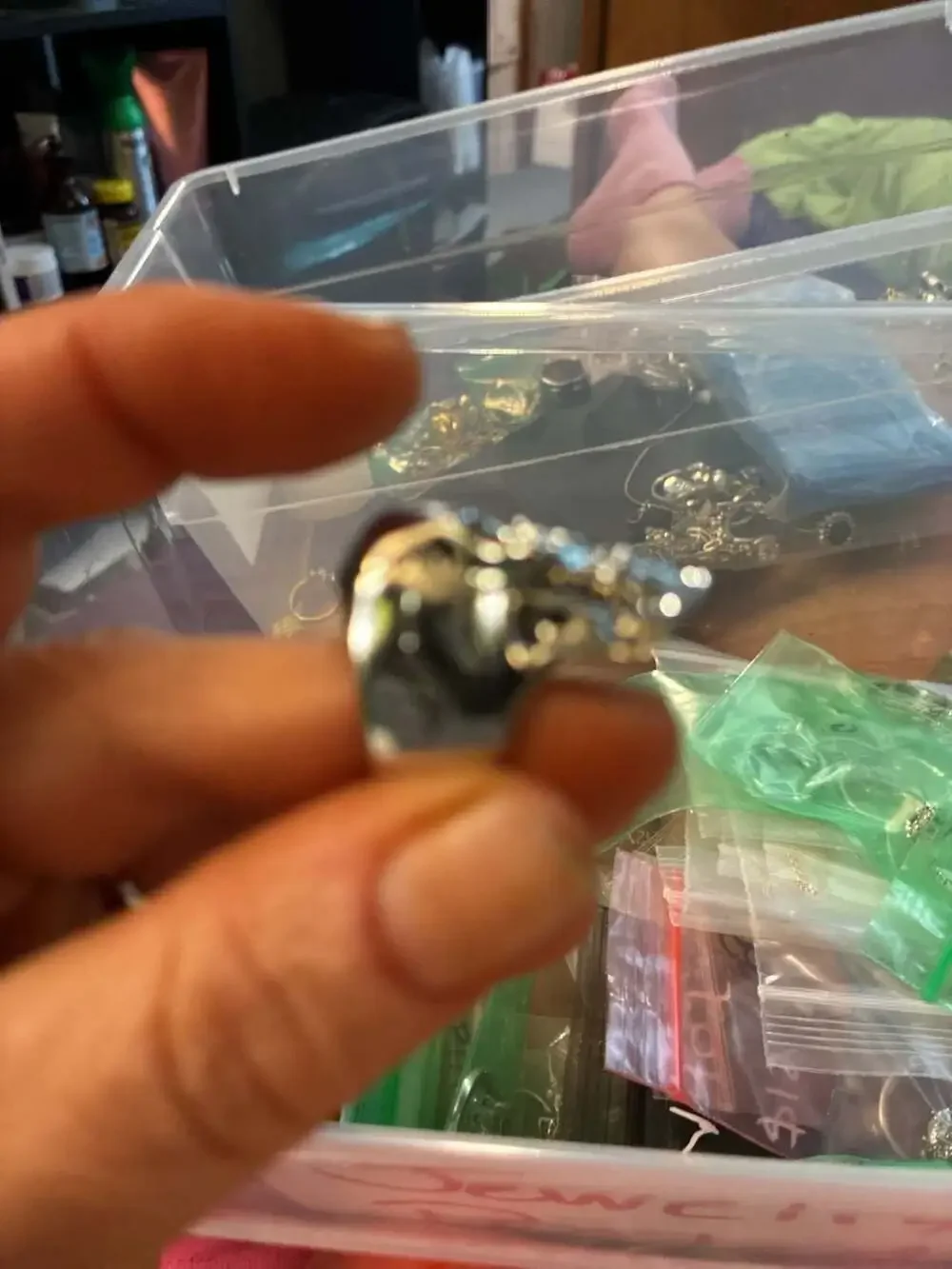 316L Stainless Steel Gothic Biker Skull Ring